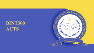 BITH300 ACTS